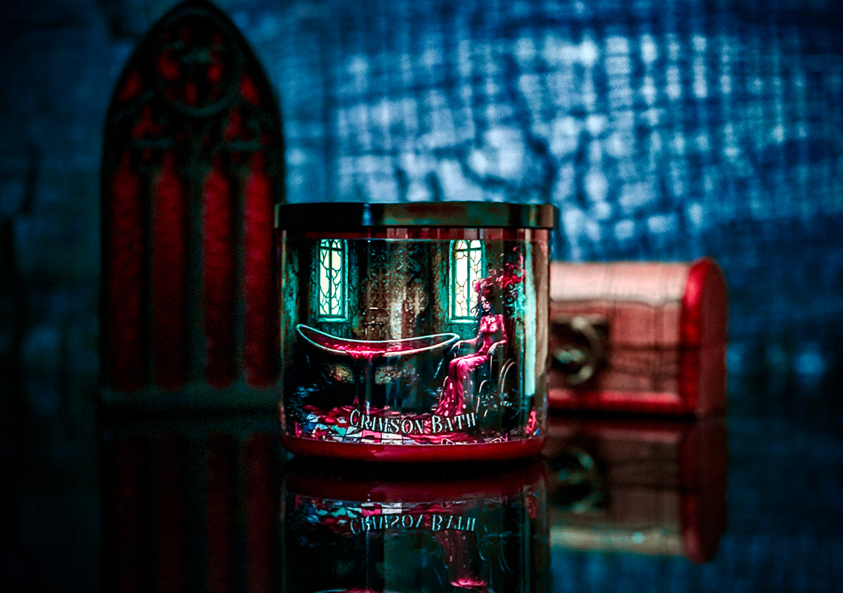Crimson Bath | An Atmospheric Gothic Candle