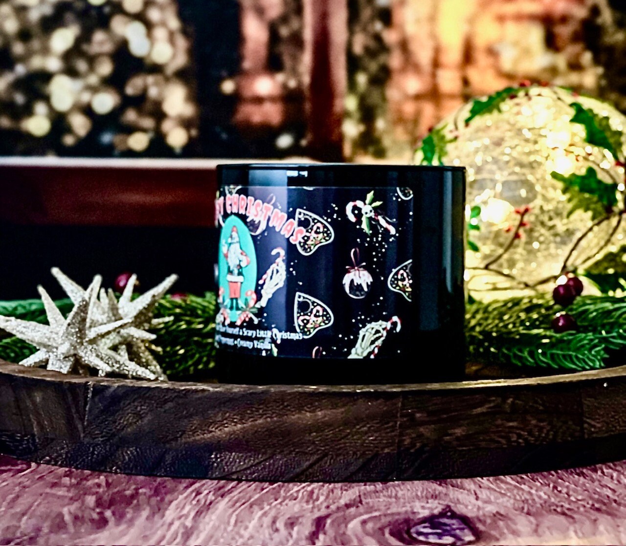 Creepy Christmas 3 Wick Candle