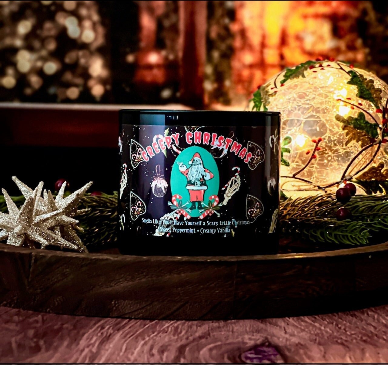 Creepy Christmas 3 Wick Candle
