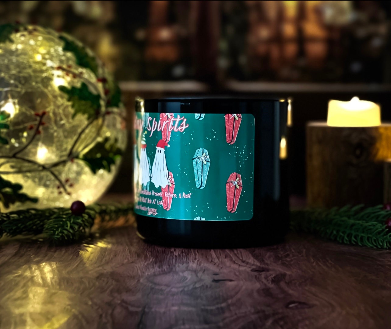 Holiday Spirits 3 Wick Candle