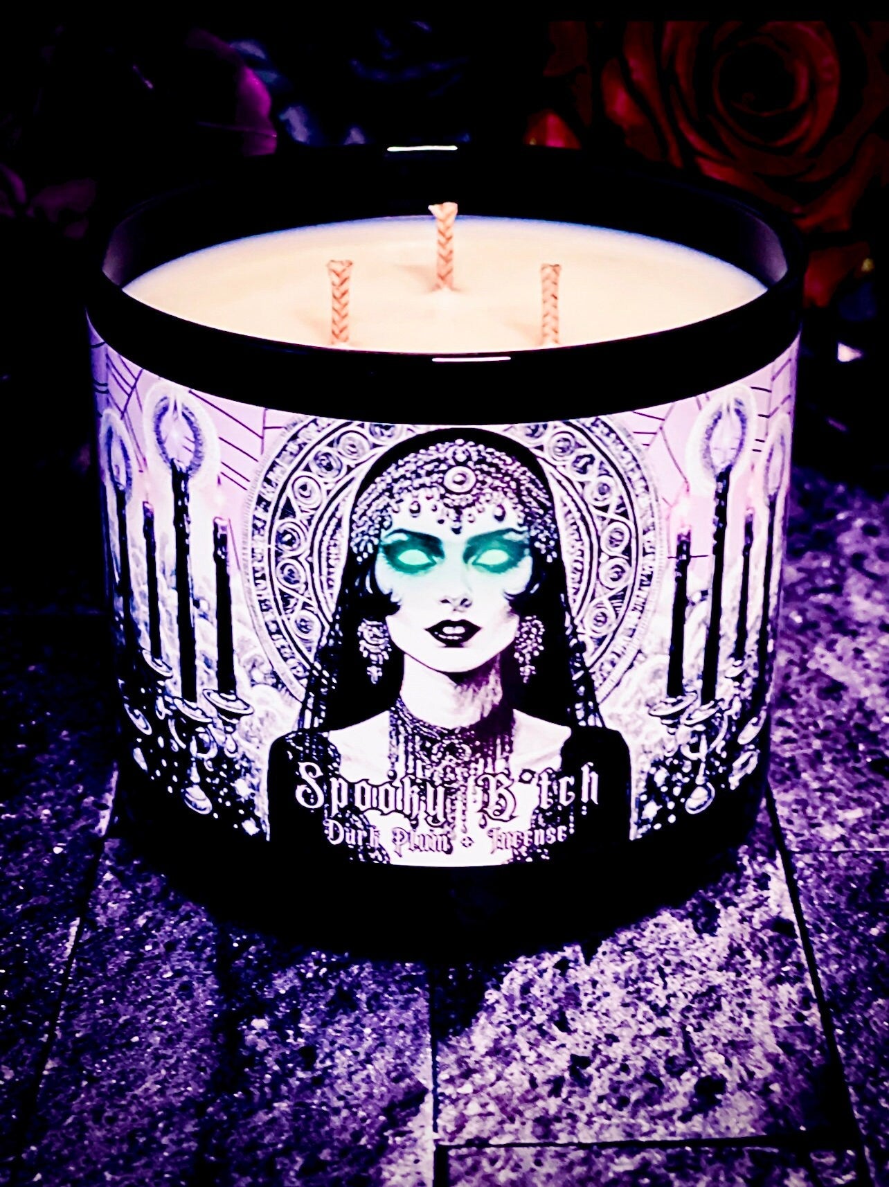 Spooky B*tch 3 Wick Candle