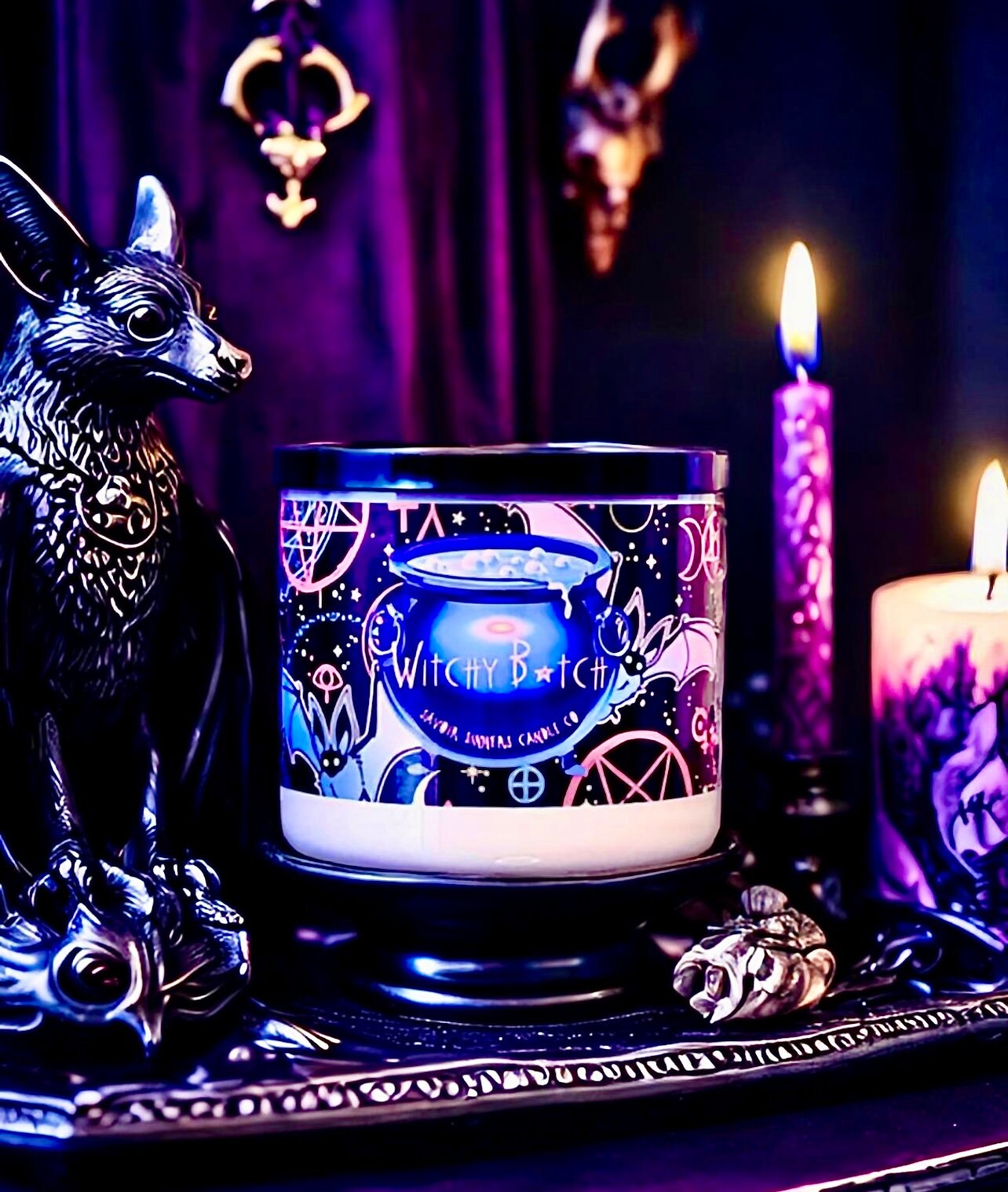 Witchy B*tch 3 Wick Candle