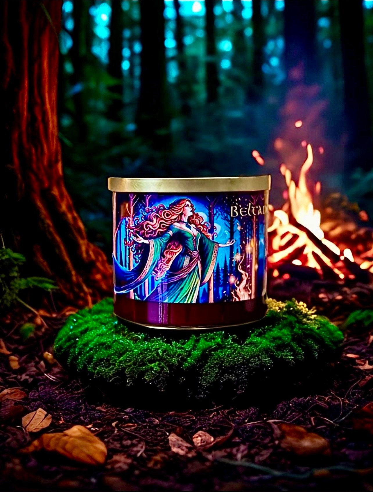 Beltane 3 Wick Candle
