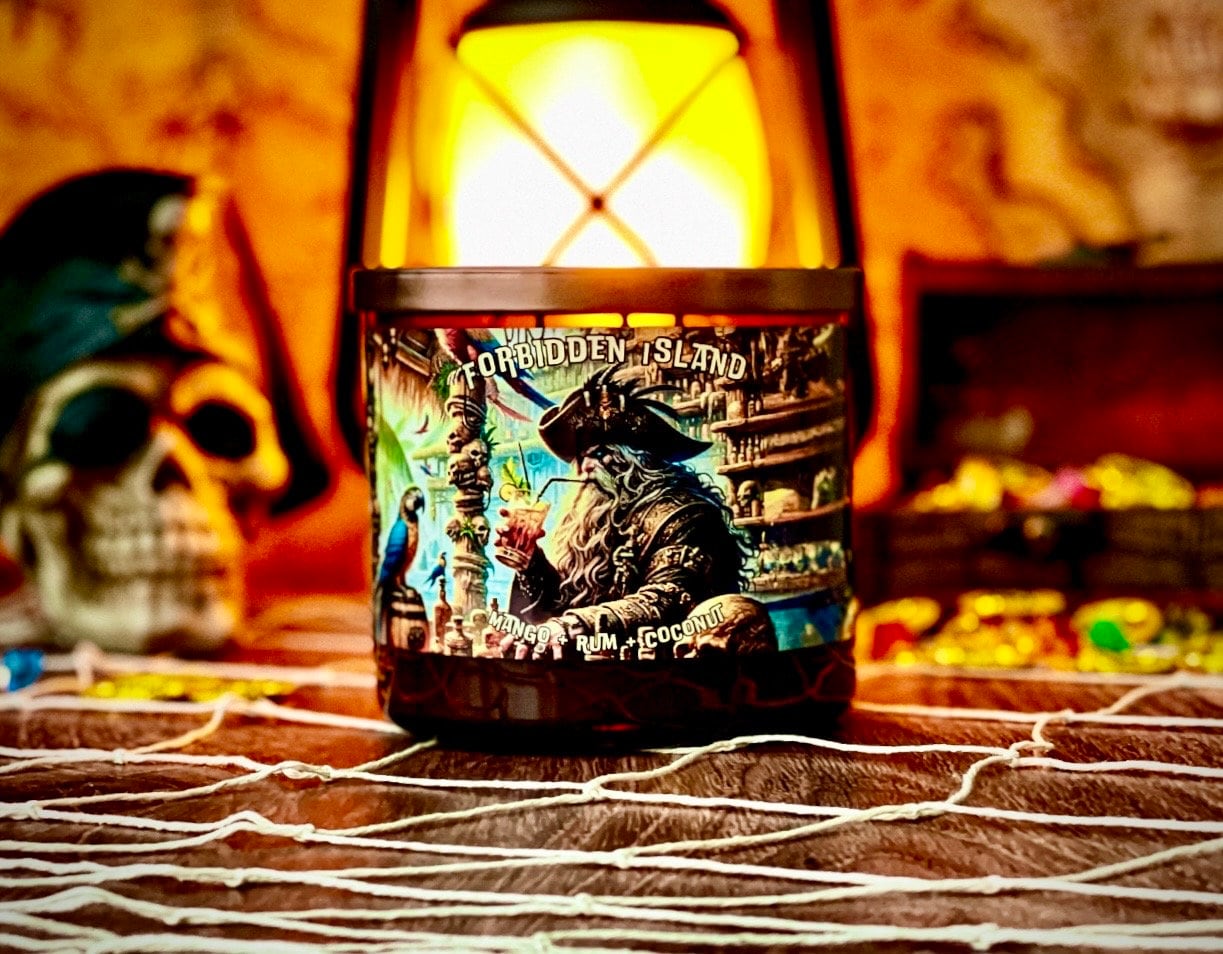 Forbidden Island 3 Wick Candle