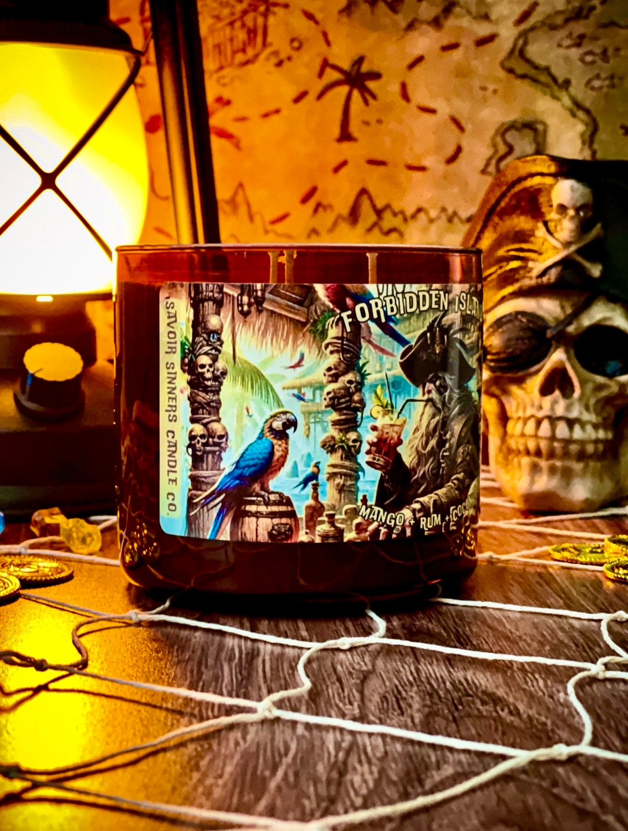 Forbidden Island 3 Wick Candle