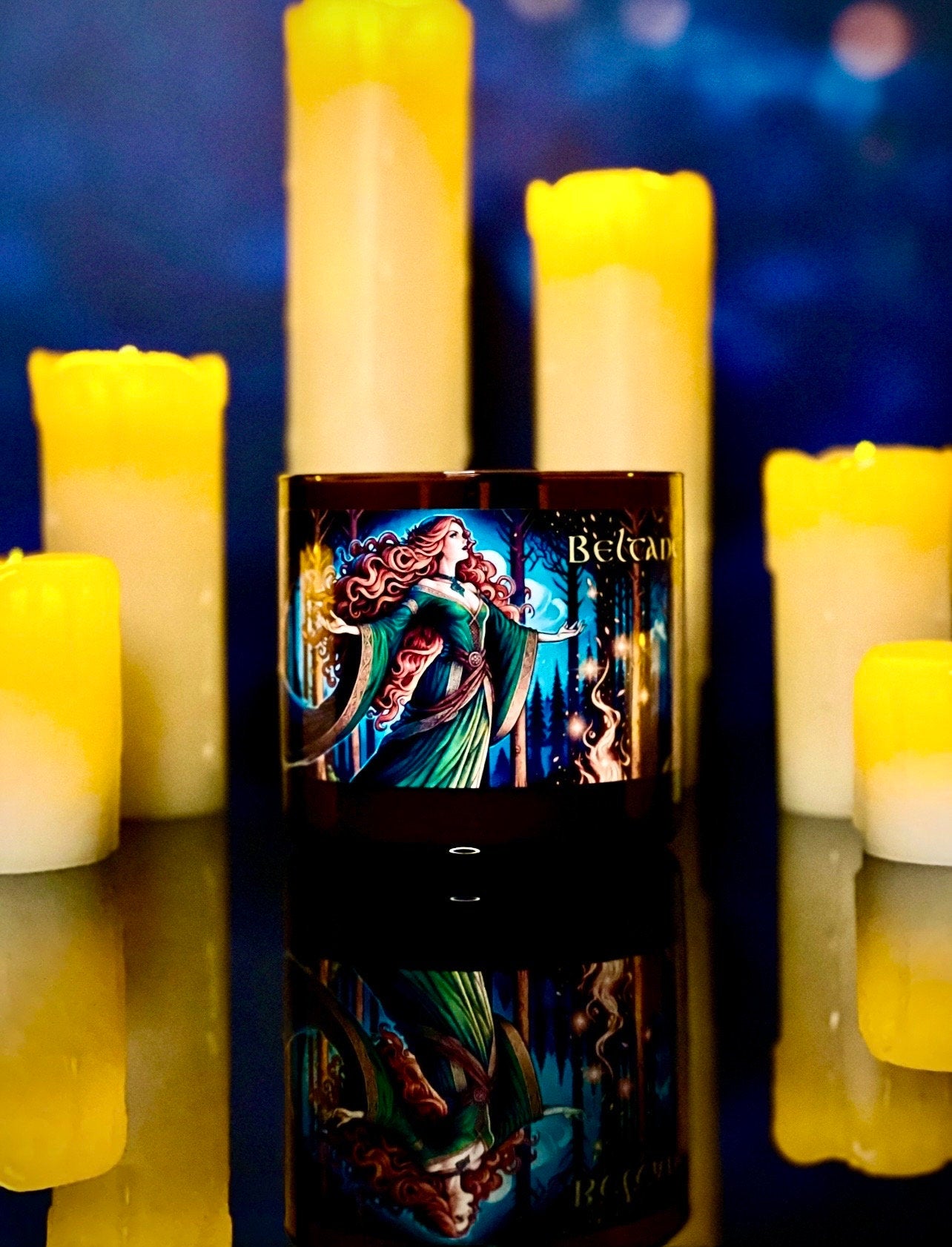 Beltane 3 Wick Candle