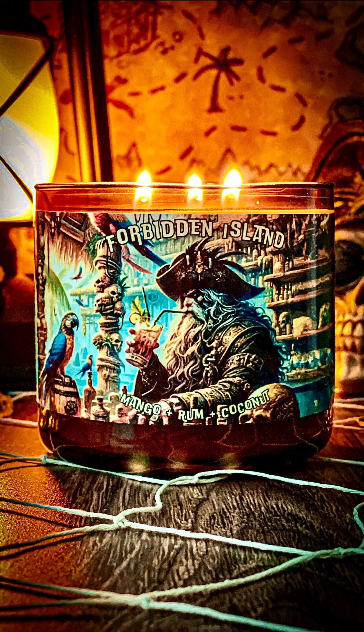 Forbidden Island 3 Wick Candle