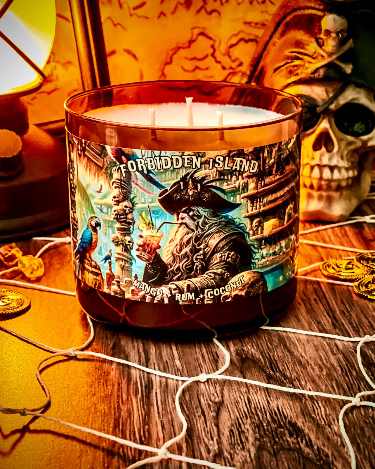 Forbidden Island 3 Wick Candle