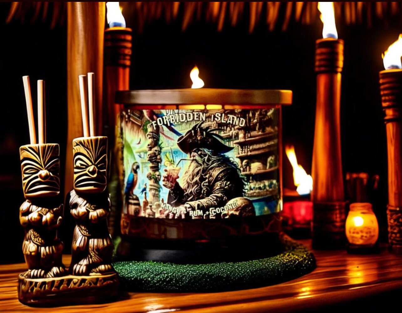 Forbidden Island 3 Wick Candle