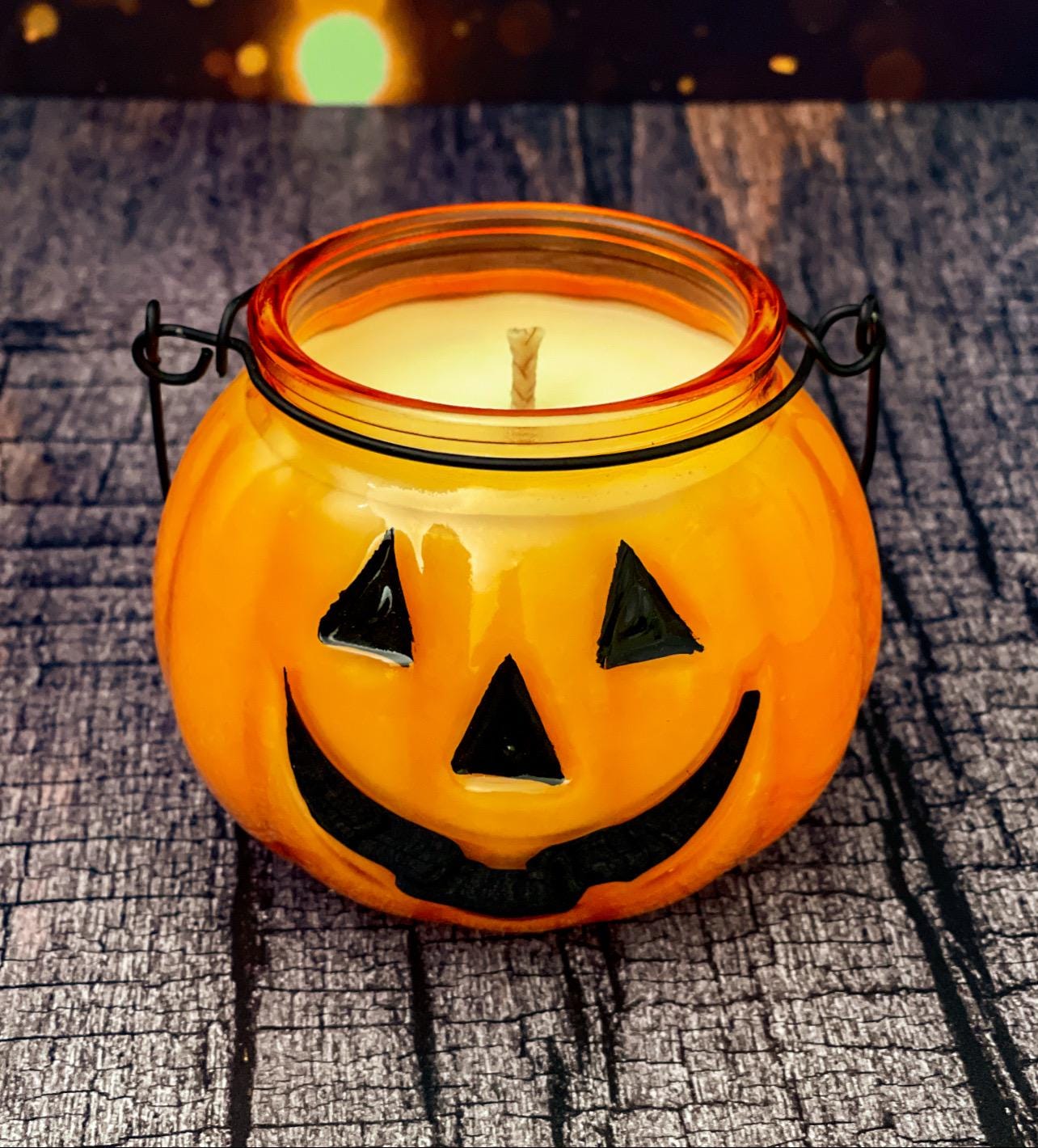 Jack o'Lantern Single Wick Candle