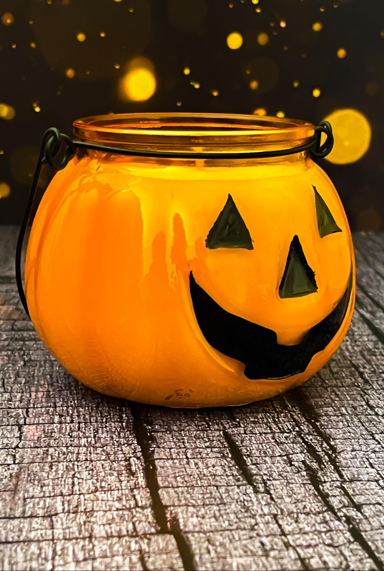 Jack o'Lantern Single Wick Candle