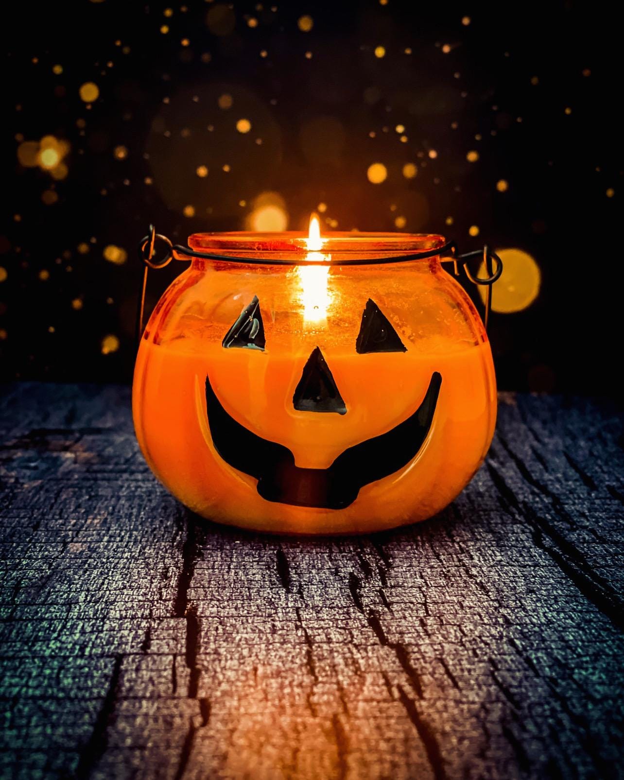 Jack o'Lantern Single Wick Candle