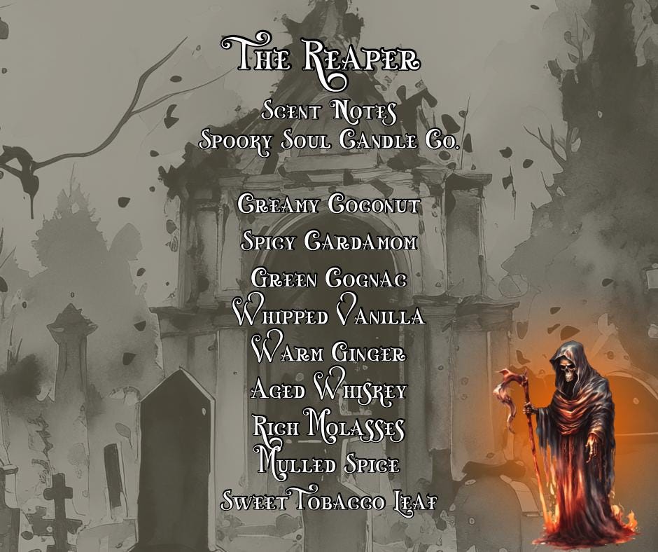 The Reaper 3 Wick Candle