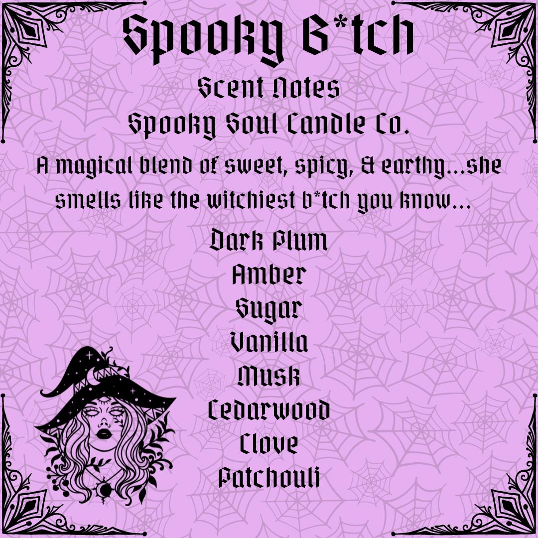 Spooky B*tch 3 Wick Candle