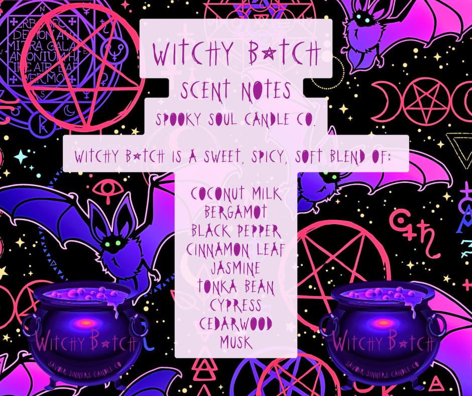 Witchy B*tch 3 Wick Candle