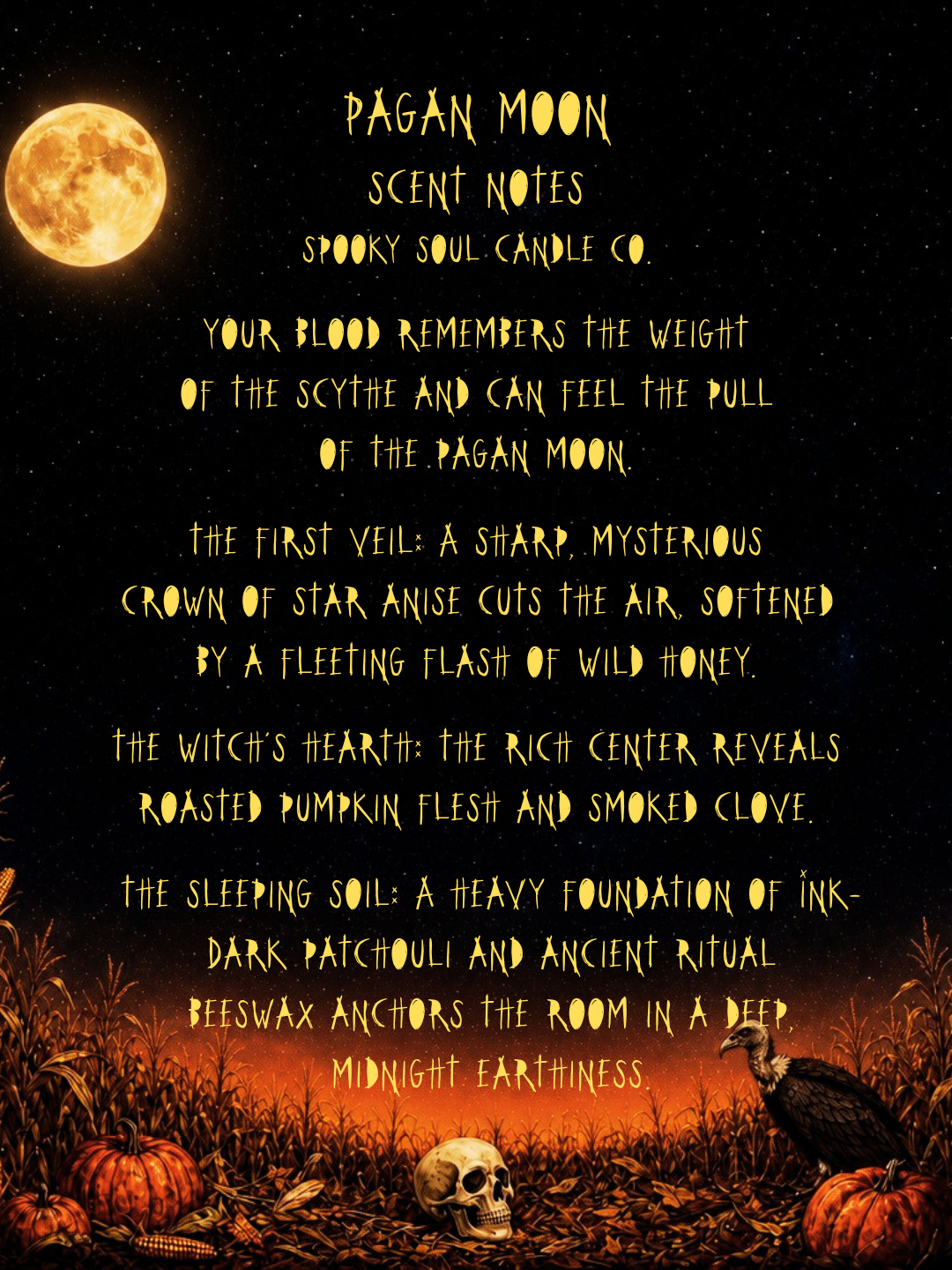 Pagan Moon | A Late Harvest Ritual Candle