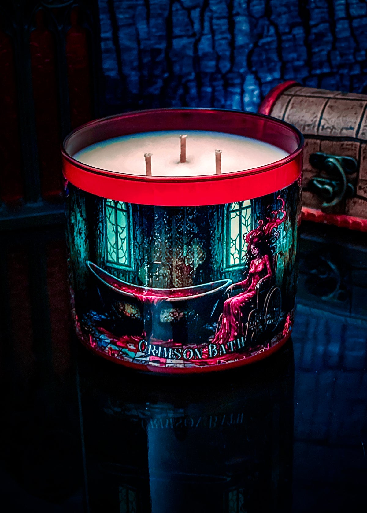 Crimson Bath | An Atmospheric Gothic Candle