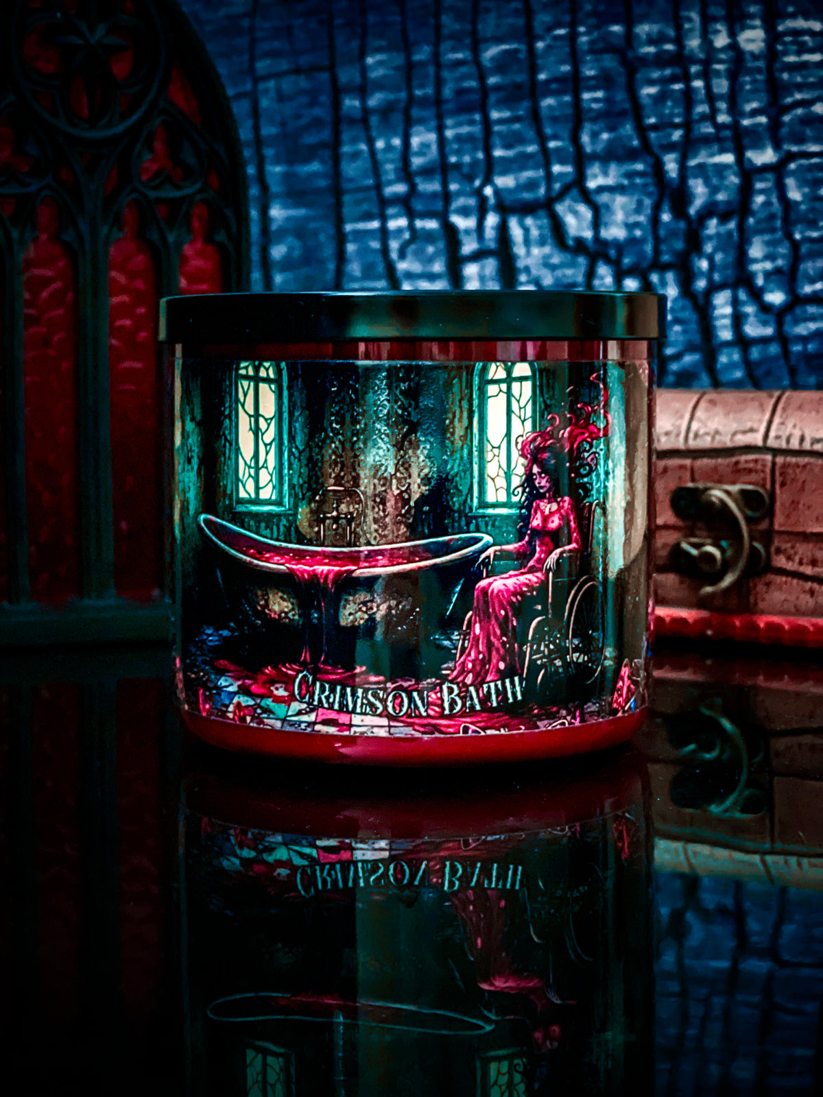 Crimson Bath | An Atmospheric Gothic Candle