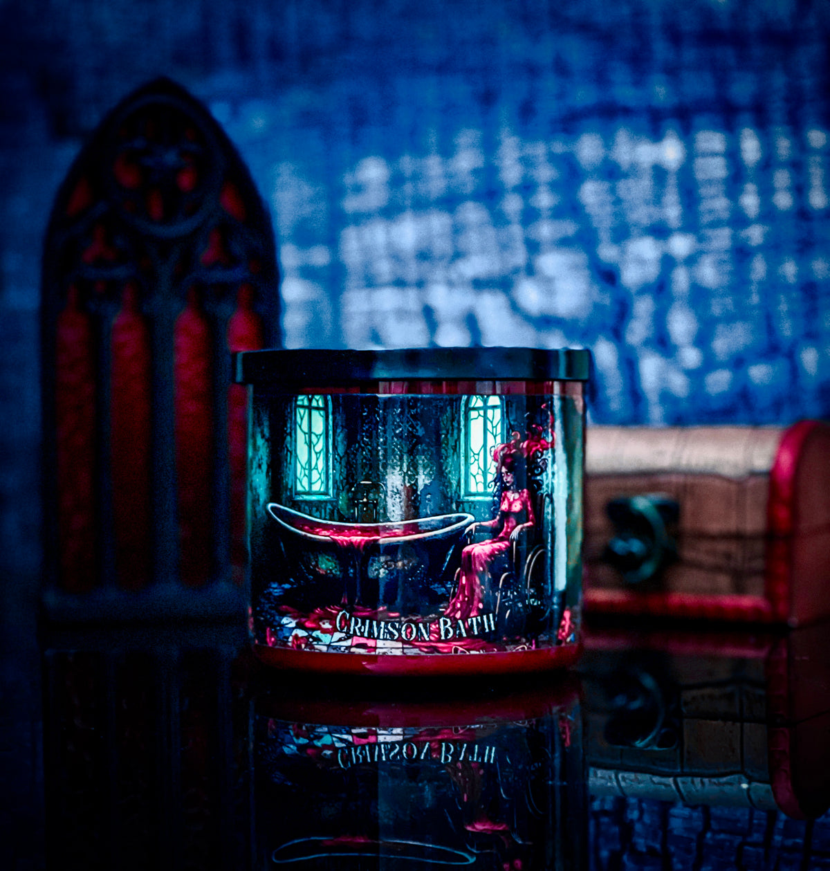 Crimson Bath | An Atmospheric Gothic Candle