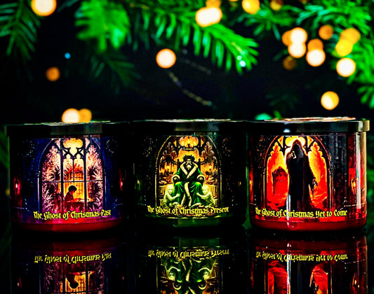 The Christmas Carol Trilogy | 3-Candle Gothic Holiday Set