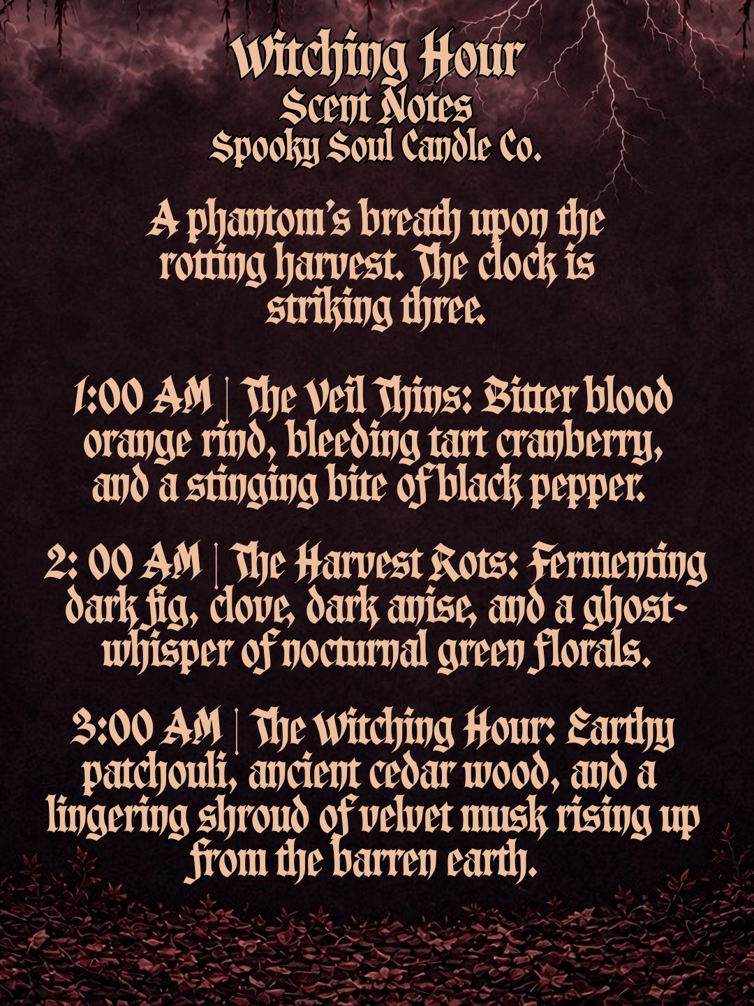 Witching Hour | A Southern Gothic Candle
