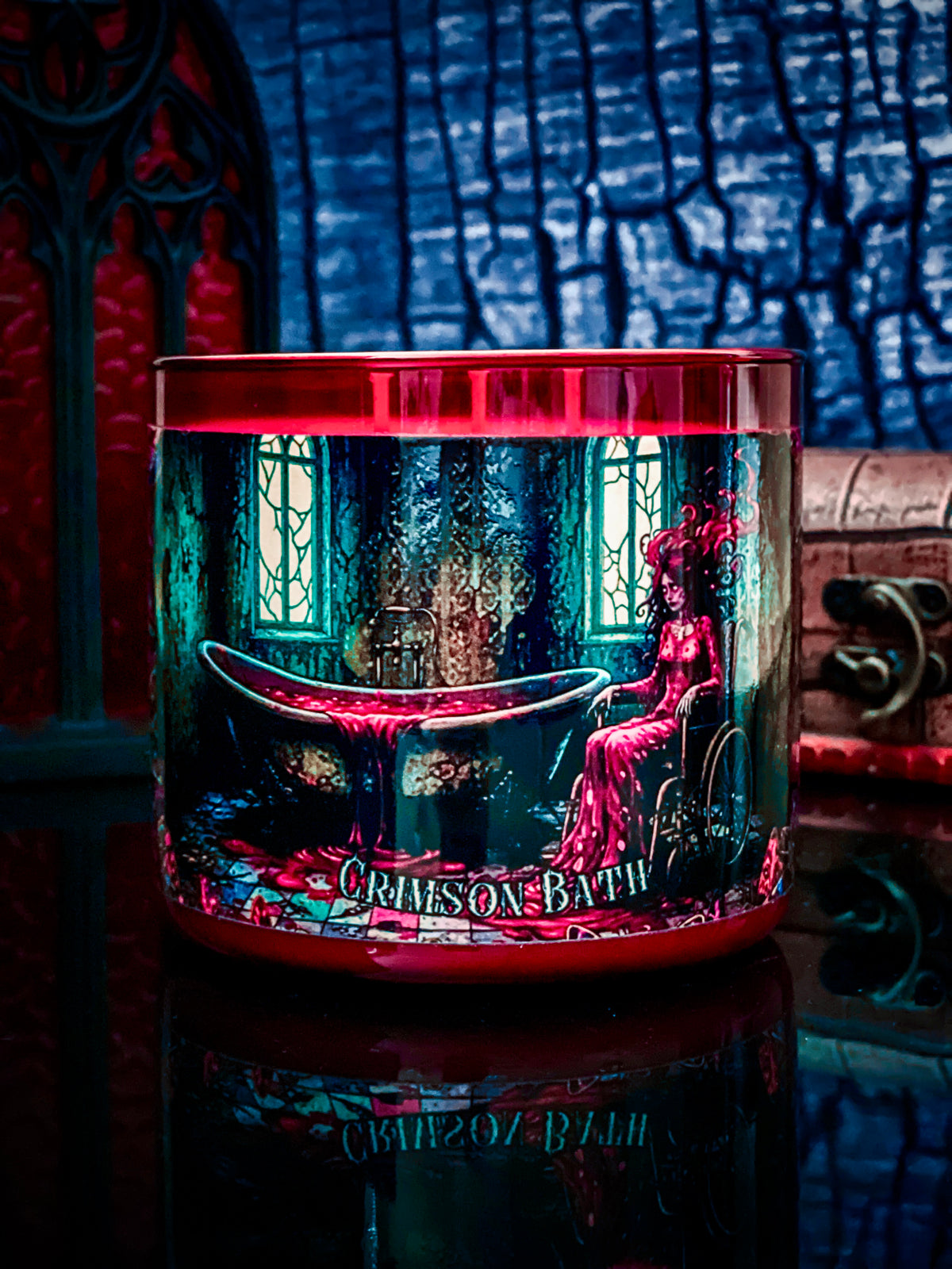 Crimson Bath | An Atmospheric Gothic Candle