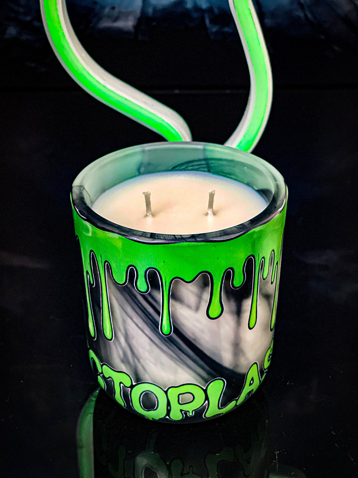 Ectoplasm Slime Candle | Spooky Atmospheric Gourmand